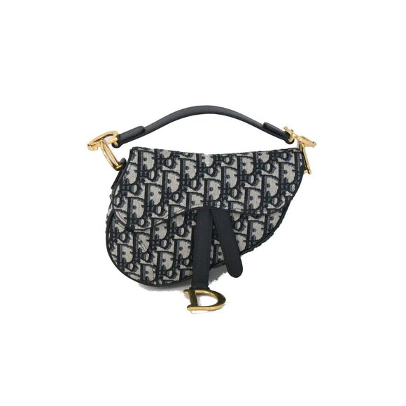 Dior Small Saddle Bag Navy - Picture 1 of 2